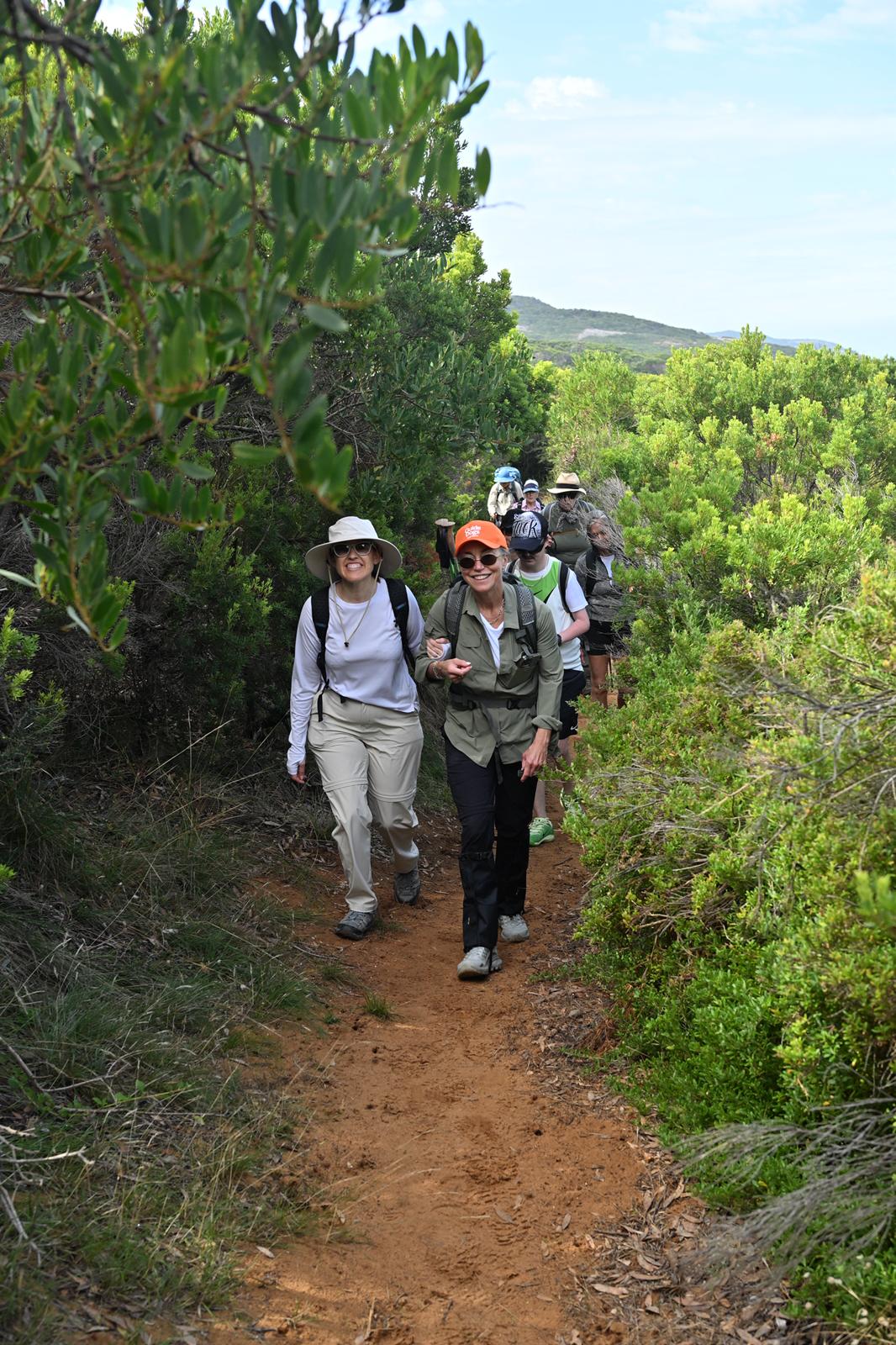 Erin on the left and CEO Nicky on the right completing the 2026 Park Trek through the Otway Ranges