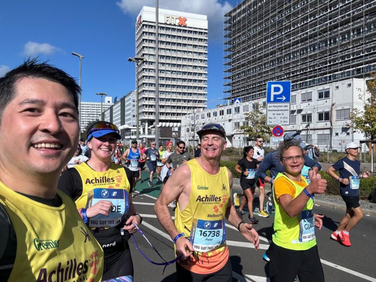 Running with vision loss: From Achilles Melbourne to the Berlin Marathon