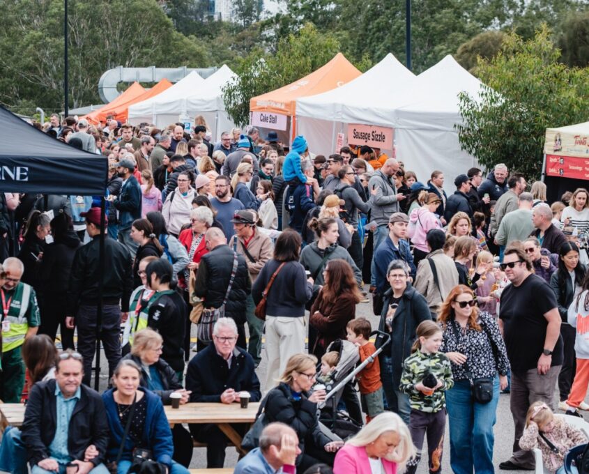 Community Fair crowd