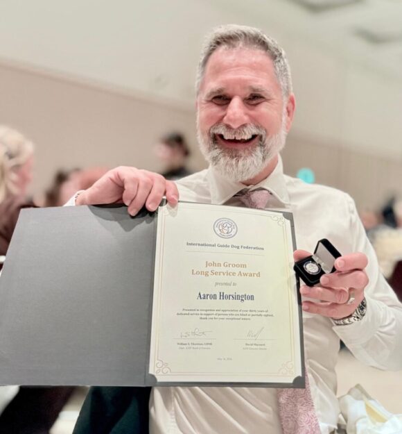 Aaron Horsington recognised for 30 years of service