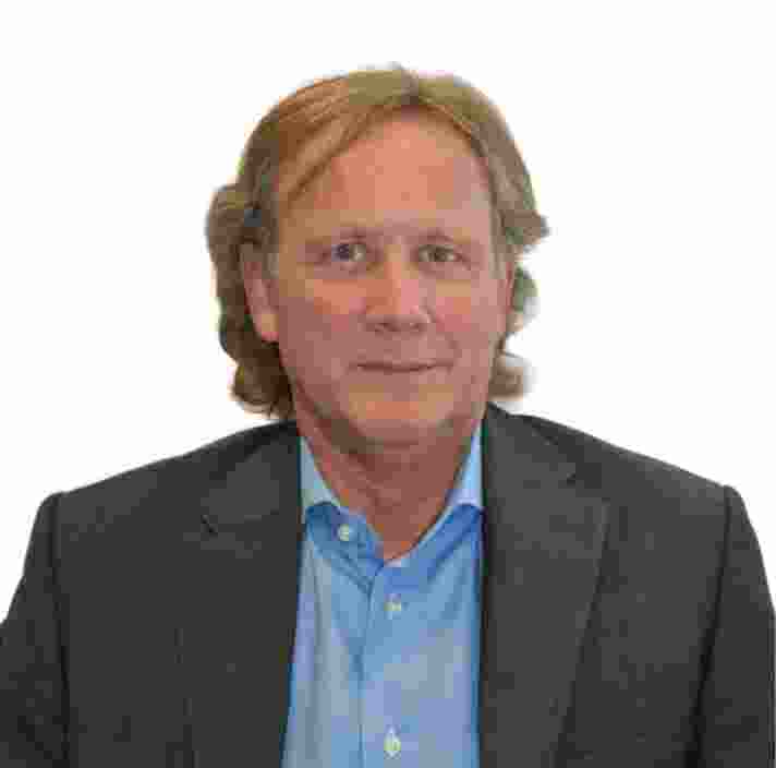 Headshot of Guide Dogs Victoria's Board Vice Chair, David Cochrane. David is looking at the camera smiling.
